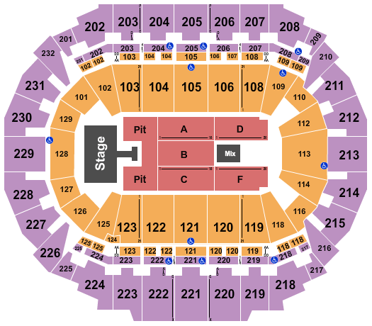 CHI Health Center Hardy Seating Chart
